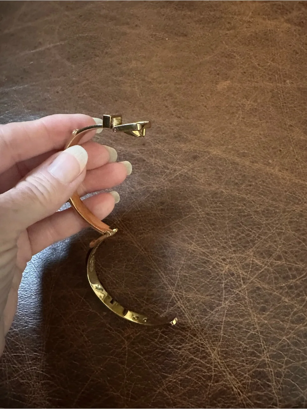 Michael Kors polished gold